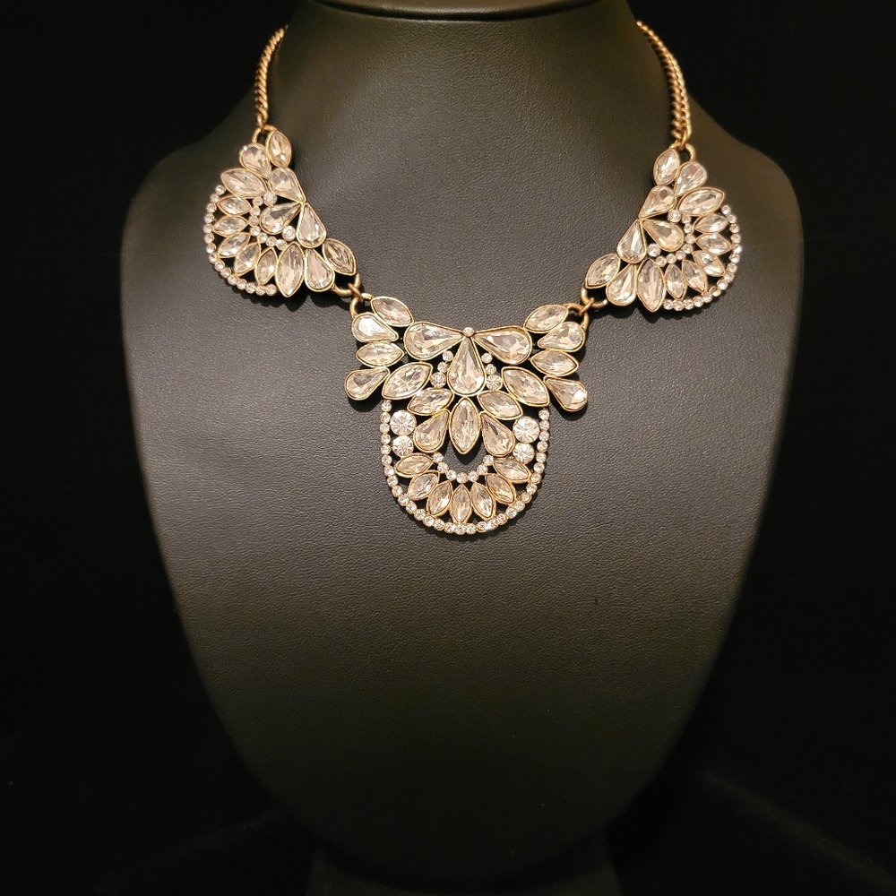 Estate Rhinestone Statement Necklace